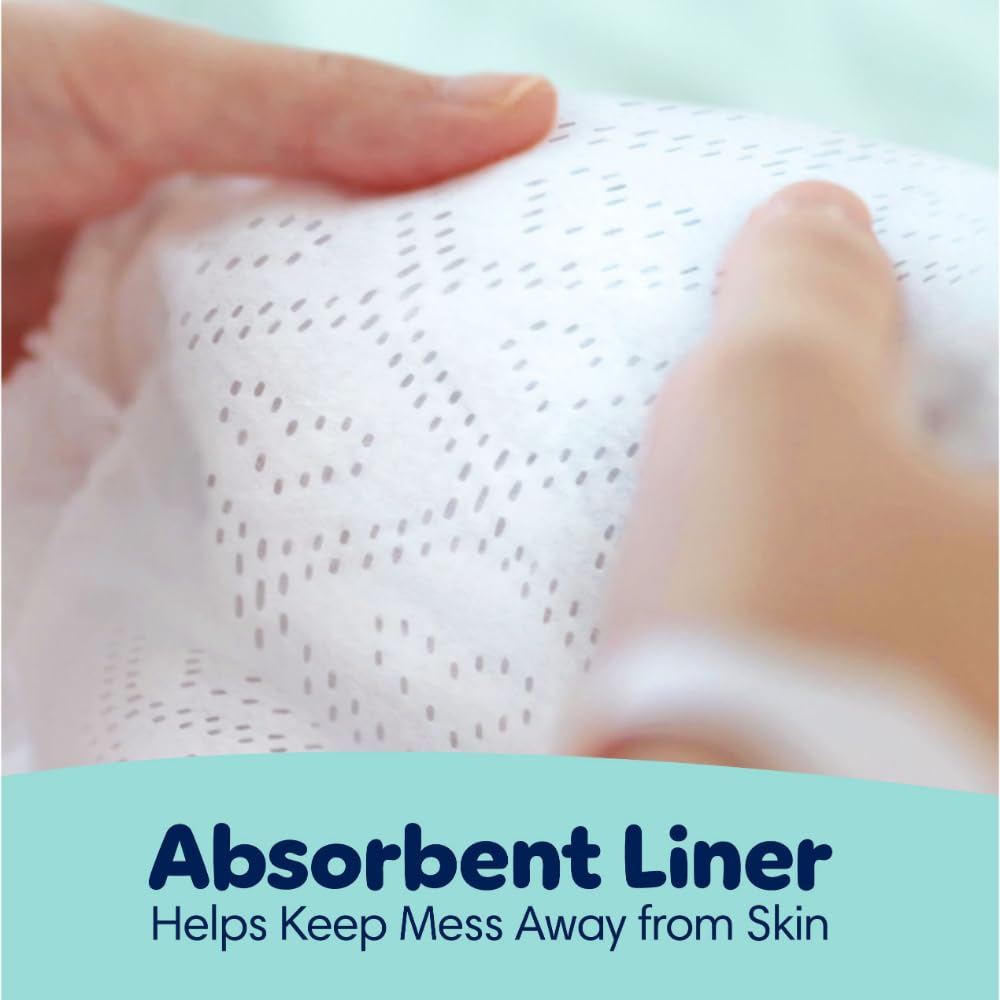 Pampers Overnight Diapers - Swaddlers Overnights - Size 4, 104 Count, Disposable Baby Diaper, Night Time Leak and Skin Protection