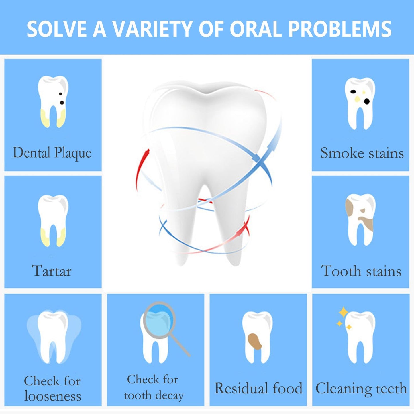 SENLMLER Dental Tools, Professional Plaque Remover Teeth Cleaning Tool Kit, Stainless Steel Dental Pick Tartar Scraper Tooth Cleaner, Oral Care Hygiene Set for Dentist Personal Pets with Storage Box