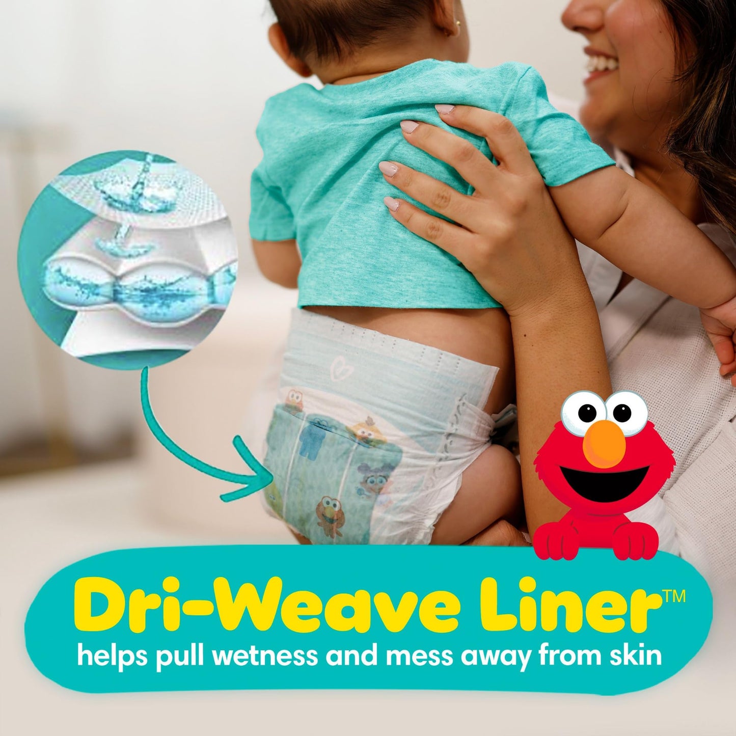 Pampers Diapers - Baby Dry - Size 7, 108 Count, Absorbent Disposable Infant Diaper (Packaging May Vary)