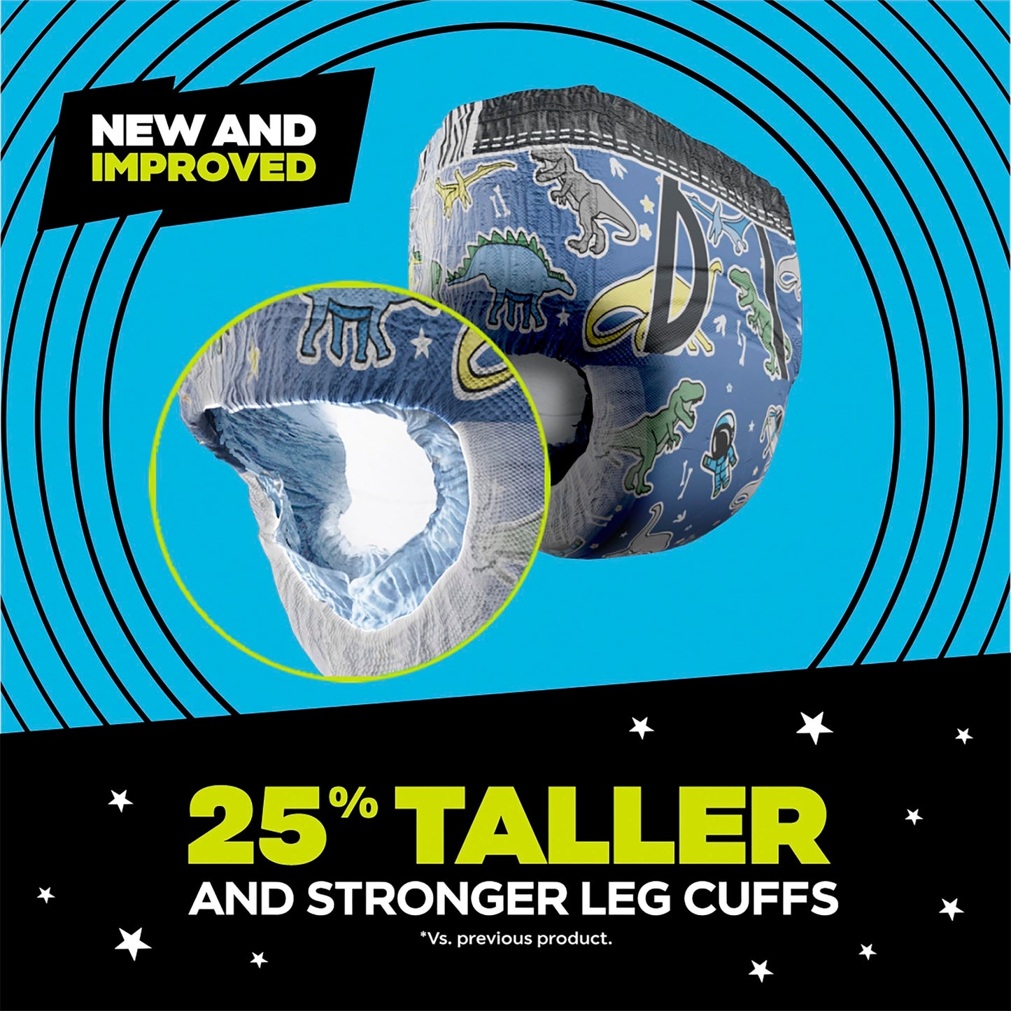 Ninjamas Boys Bedwetting Nighttime Underwear, Size S/M (38-70 lbs), 88 Count, Overnight Protection, Ultra Absorbent, Hypoallergenic